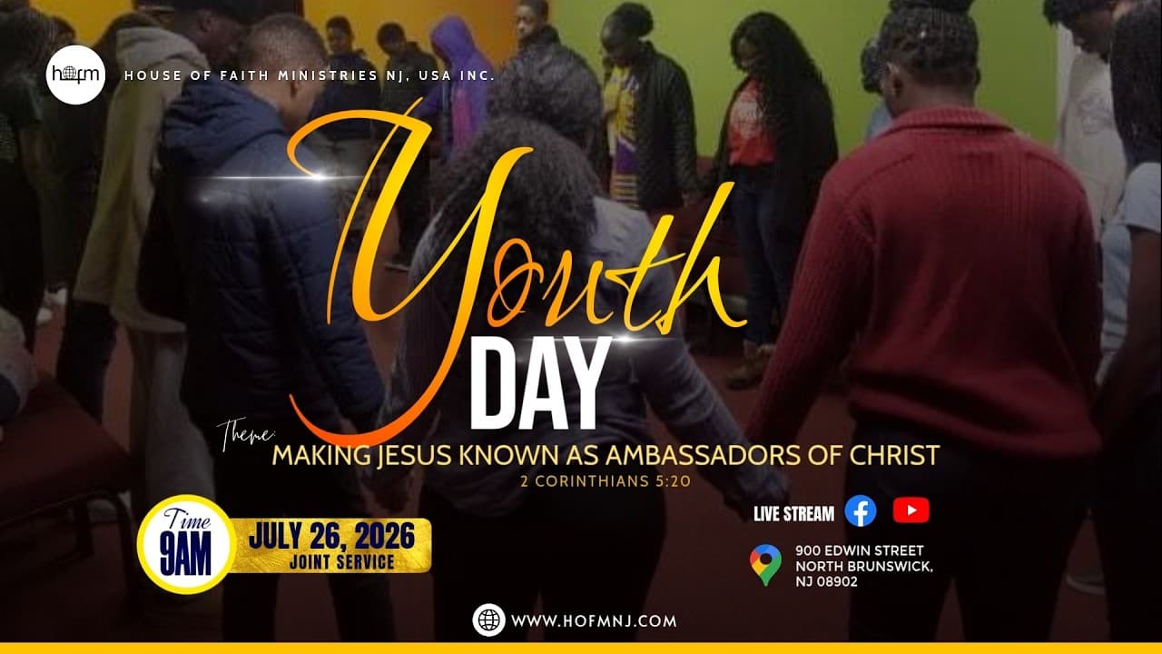 2026 YOUTH DAY - MAKING JESUS KNOWN AS AMBASSADORS OF CHRIST | Generation Xcellence