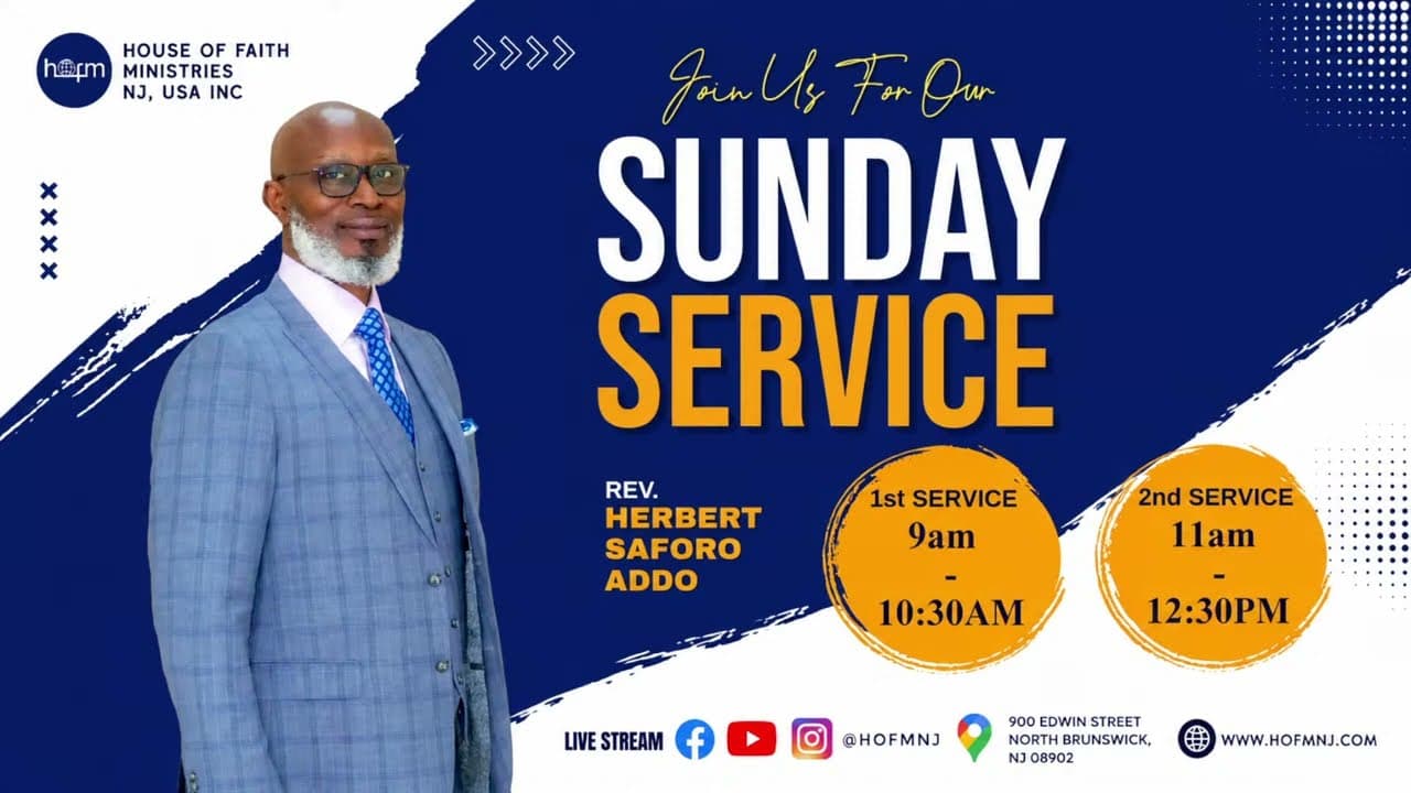 SUNDAY SERVICE | Rev. Herbert Saforo Addo